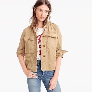 J.Crew Garment Dyed Shirt Jacket